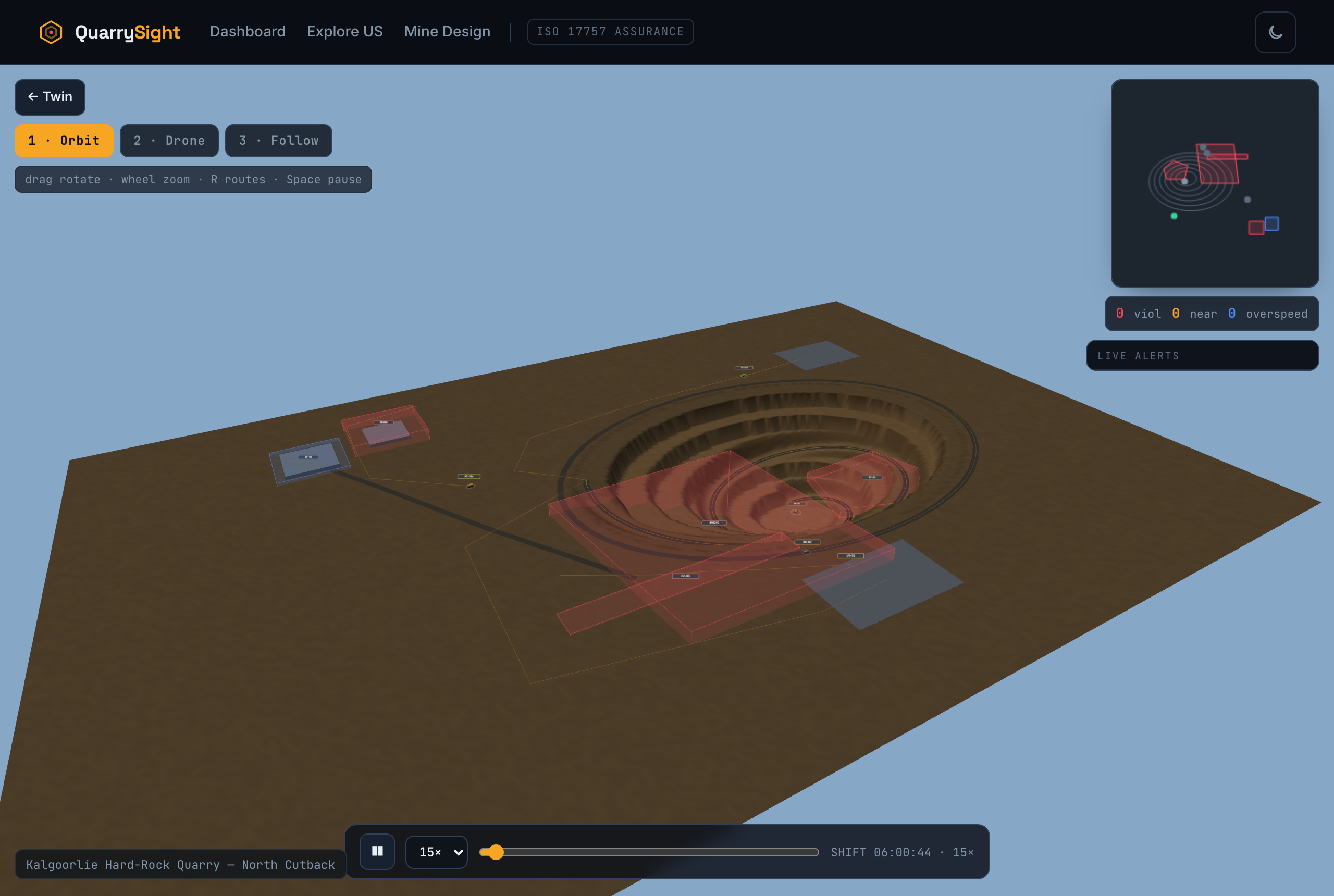 QuarrySight 3D site explorer